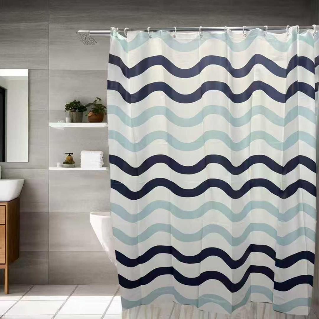Waterproof shower curtain