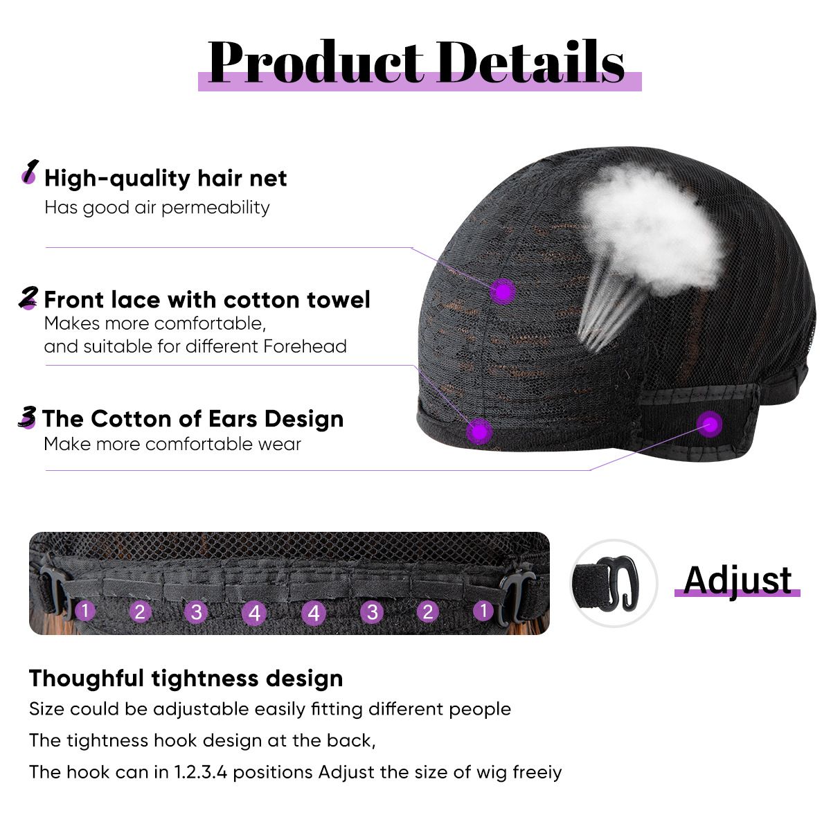 [Most Beautifu] Wig For Women Long Straight Hair Fashionable Highlights Bangs Full Head Cover Wig