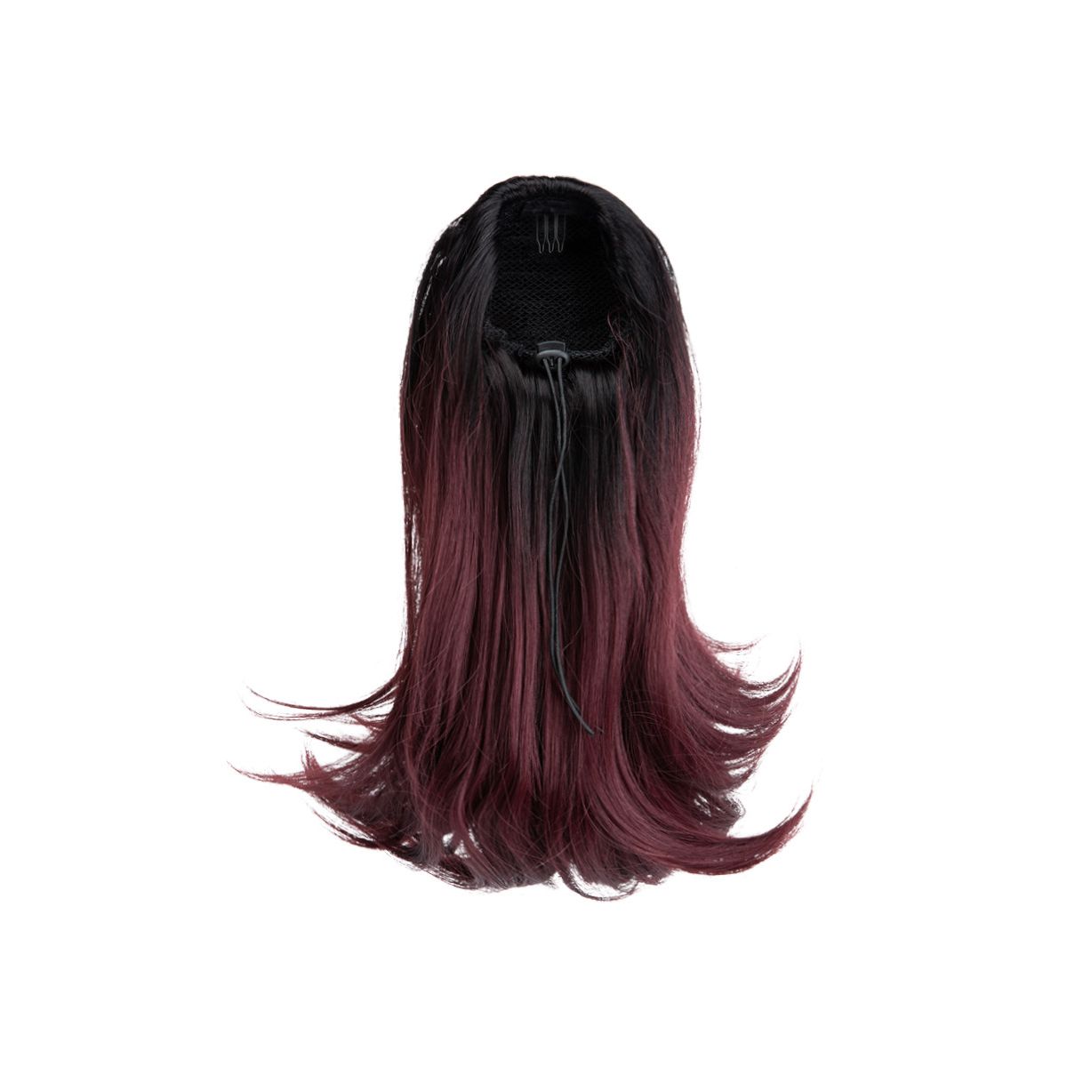 [Most Beautifu] Ponytail Wig For Women Slightly Curled Short Curly Hair Drawstring Ponytail Internal Network Ponytail Hair