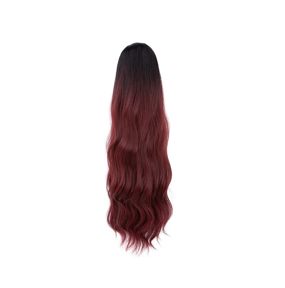 [Most Beautifu]Hair extension Ponytail Female Wig With Drawstring Style Long Curly Hair High Ponytail Drawstring Mesh Pocket