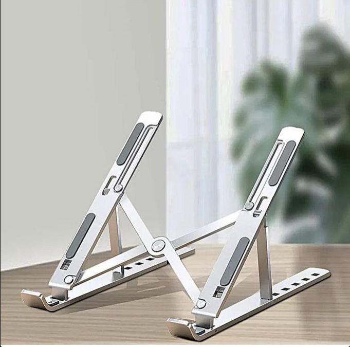 Portable Foldable Aluminium Alloy  Laptop Stand & Tablet Stand