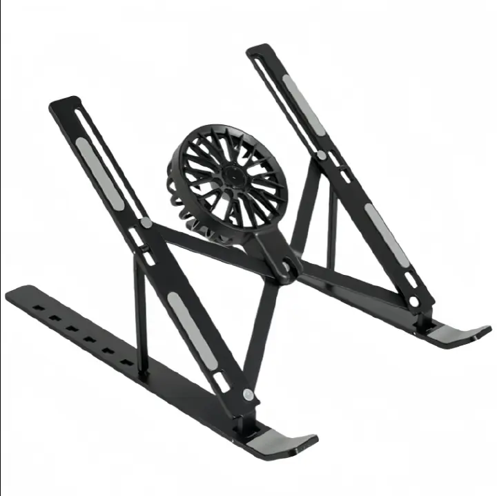 Portable Foldable Aluminium Alloy  Laptop Stand  Tablet Stand With Fan