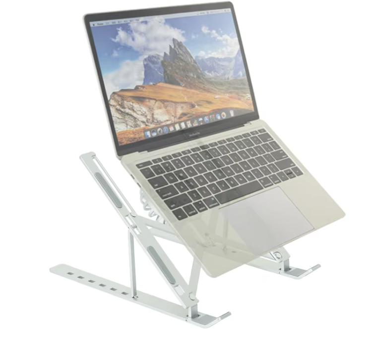Portable Foldable Aluminium Alloy  Laptop Stand  Tablet Stand With Fan