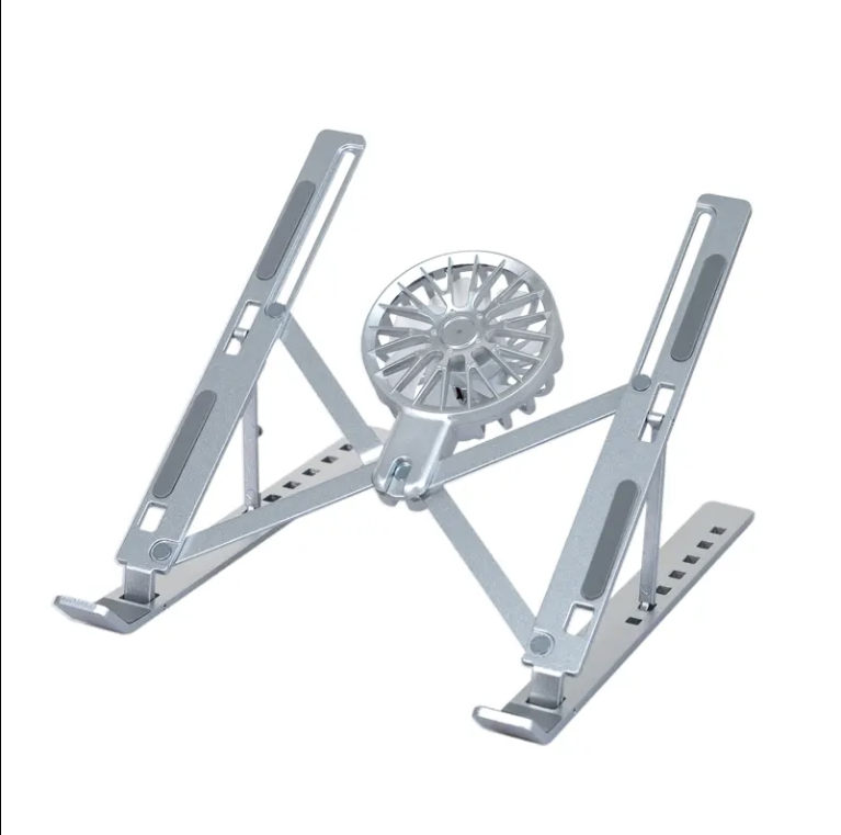 Portable Foldable Aluminium Alloy  Laptop Stand  Tablet Stand With Fan