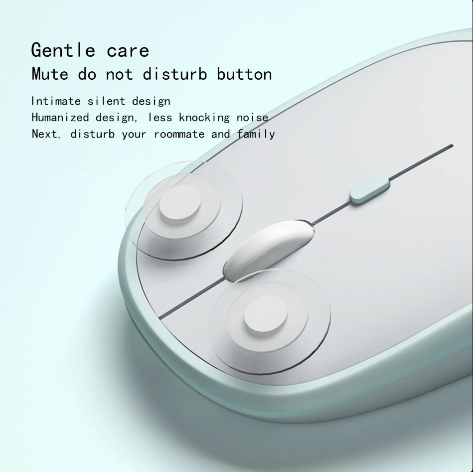 2.4G+Bluetooth 5.0 Wireless Rechargeable Mouses USB Optical Rechargeable Mice for Computer Laptop PC Macbook Mice Gaming Mouse Game 800, 1200, 1600 DPI