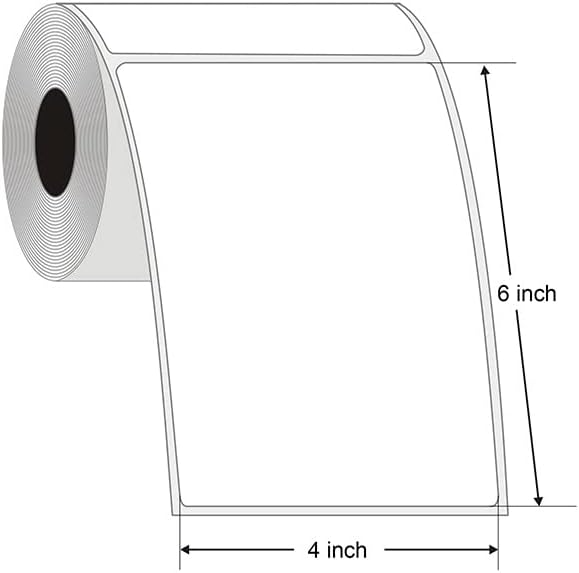 350Sheets Thermal Shipping Labels Roll 4×6 Inch  Stickers Perforated Strong Adhesive Commercial Grade Labels