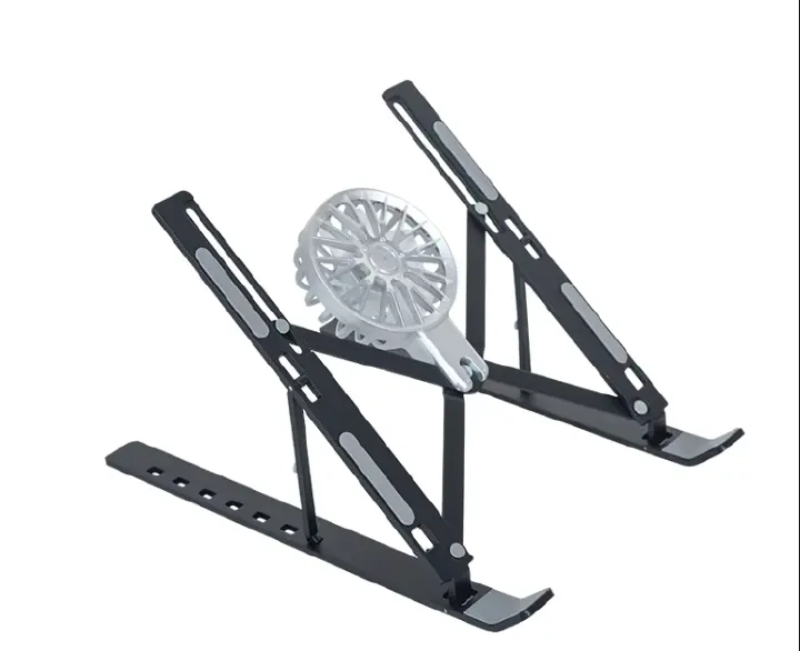 Portable Foldable Aluminium Alloy  Laptop Stand  Tablet Stand With Fan