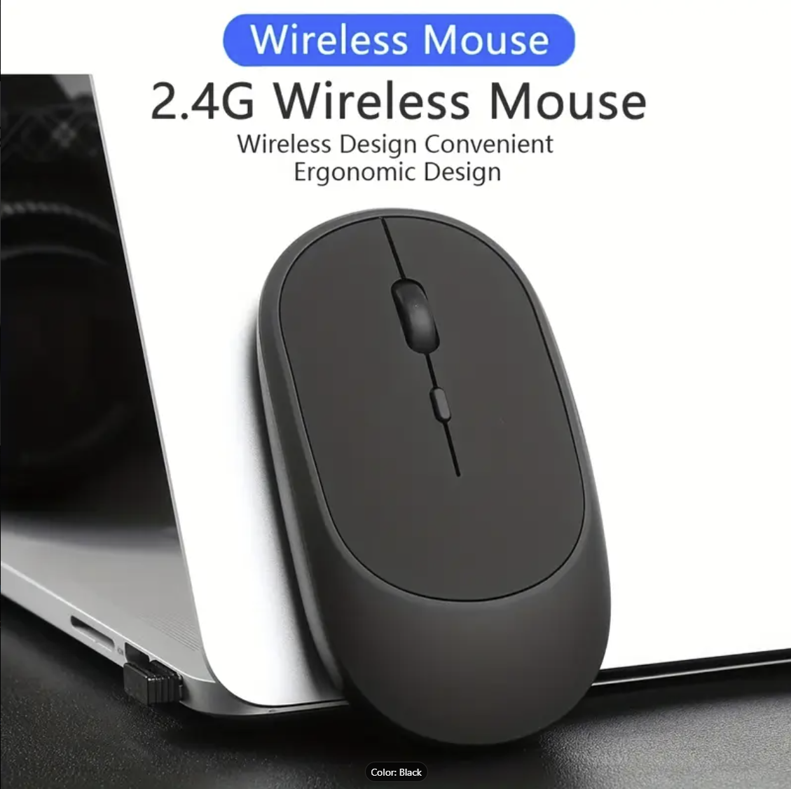 2.4G+Bluetooth 5.0 Wireless Rechargeable Mouses USB Optical Rechargeable Mice for Computer Laptop PC Macbook Mice Gaming Mouse Game 800, 1200, 1600 DPI