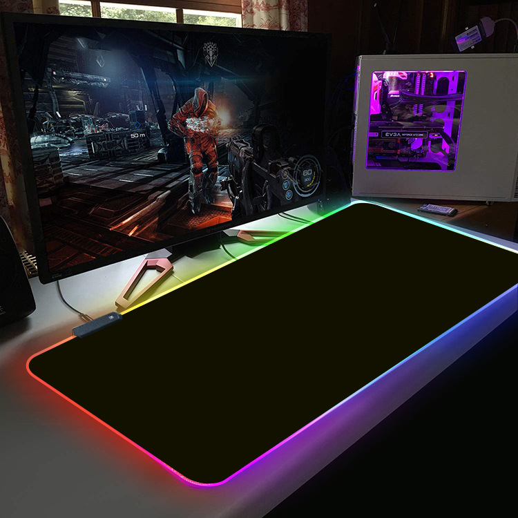 RGB Led Computer Keyboard Game Mouse Pads 800x300x3mm