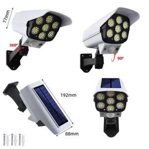 OFFER Solar Light Outdoor Realistic Looking Solar Monitoring Lamp - (Dummy Camera)