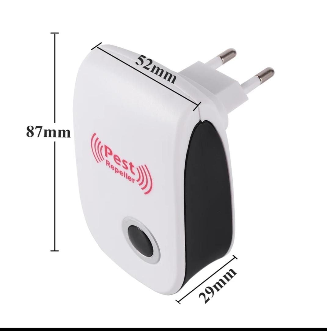 Ultrasonic Electronic Pest Repeller with Night Light Insect Mosquito Killer Bug Zapper Non-toxic Safe Home Mosquito Repellent for Mice Mosquitoes Ants Spiders Cockroaches Repelling