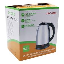 2litres ipcone electric kettle Energy Efficient Electric Water Kettle Heater Jug Cordless Stainless Steel Electric Kettle