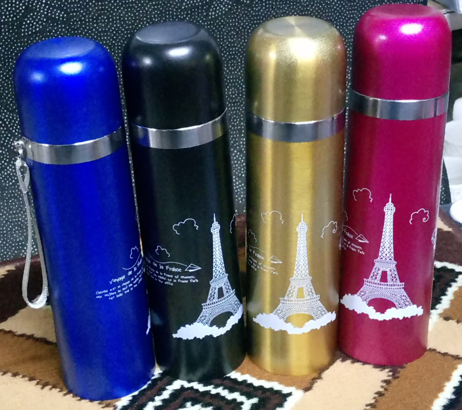 Best quality 500ML Metallic Thermos Vacuum Flask ; Water Bottle:
