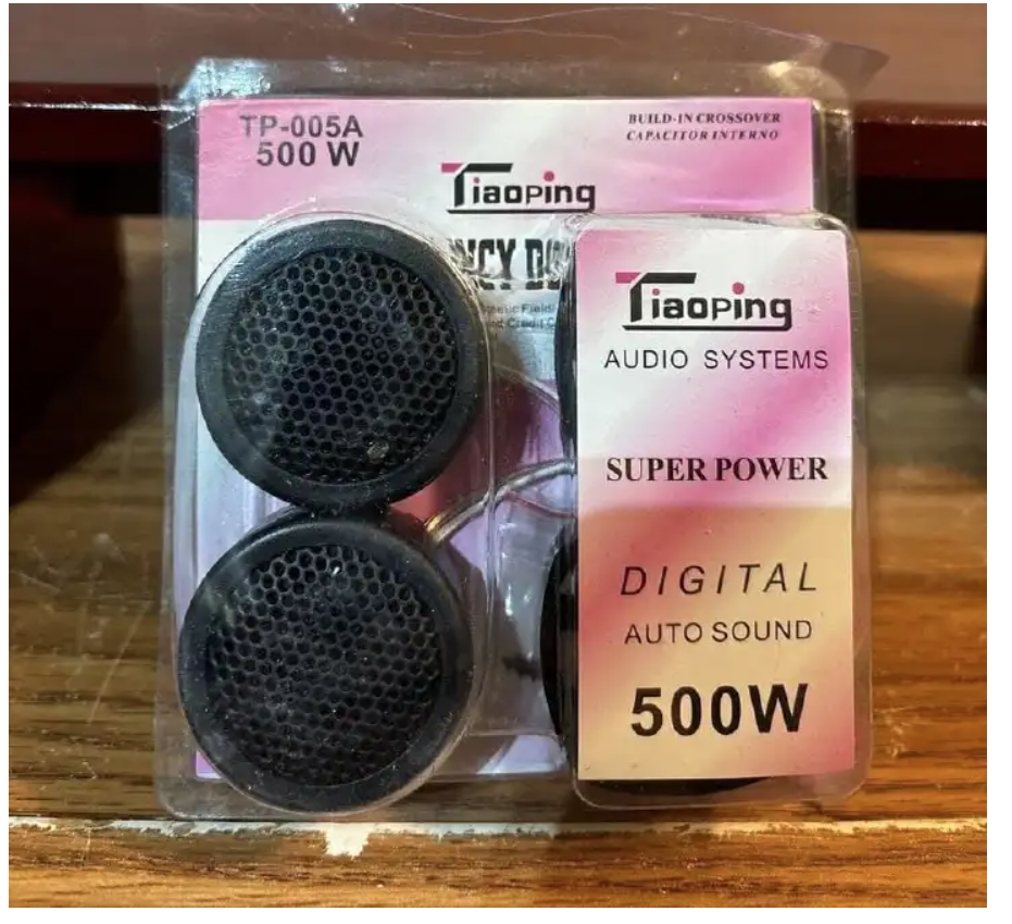 Tweeters are small speakers designed to reproduce high-frequency sounds (treble) such as vocals, cymbals, and sharp details in music.