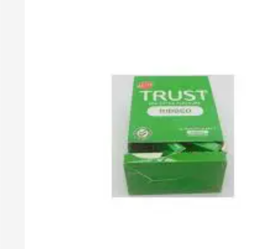 Trust Ribbed Condoms - 24 Pack x 3 condoms.