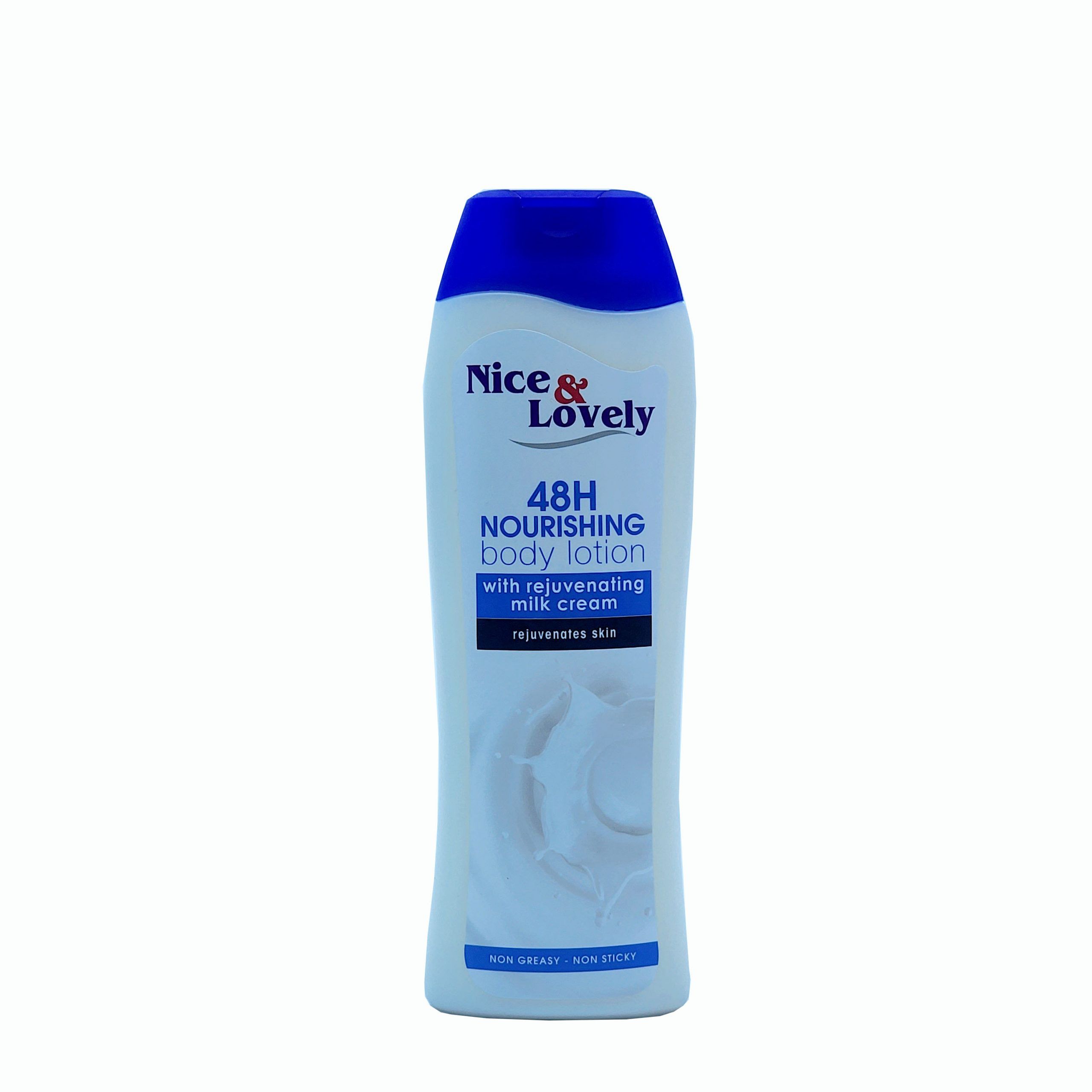 Nice & Lovely, 48 Hour Nourishing Body Lotion with Milk Cream and Protein