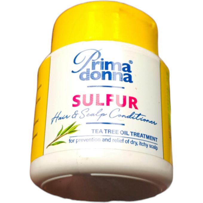 Prima Donna Sulfur/Sulphur HAIR & SCALP CONDITIONER Tea Tree Oil Treatment PREVENTION & RELIEF Of Dry Itchy Scalp 100ml