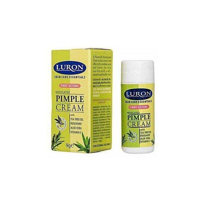 Luron Pimple Cream Medicated Fast Acting Acne -9gm