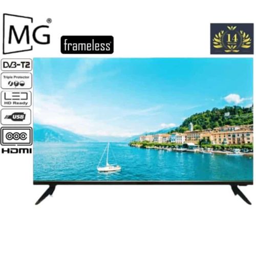 MG 32 Inch Television Frameless Digital HD LED TV With Decoder with One Year Waranty Plus FREE Wall Mount, Flash Disk, Bracket, Tv Guard, aerial and socket extensions