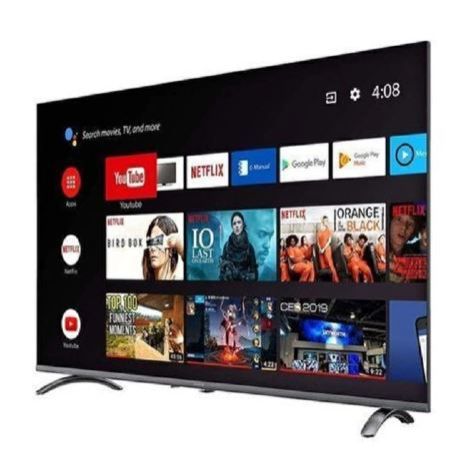 Vitron 65" Inch Frameless Smart Android TV with Bluetooth, Netflix and Youtube 4K WebOS LED Television with One Year Waranty Plus FREE Wall Mount, Flash Disk, Bracket, Tv Guard, aerial and extensions