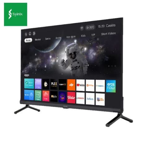 Synix 32 Inch Digital TV Icast TV with  inbuilt Decorder Television with 1 Year Waranty Plus FREE Wall Mount, Flash Disk, Bracket, Tv Guard, aerial and Socket extension