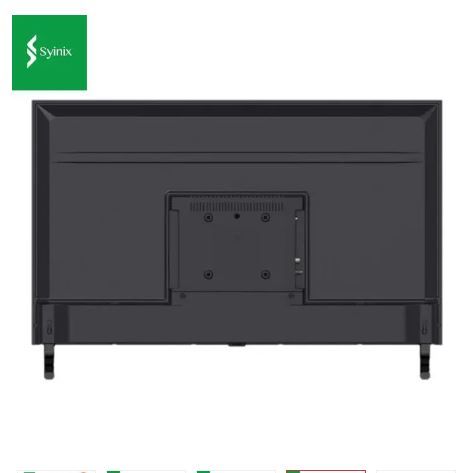 Synix 32 Inch Digital TV Icast TV with  inbuilt Decorder Television with 1 Year Waranty Plus FREE Wall Mount, Flash Disk, Bracket, Tv Guard, aerial and Socket extension