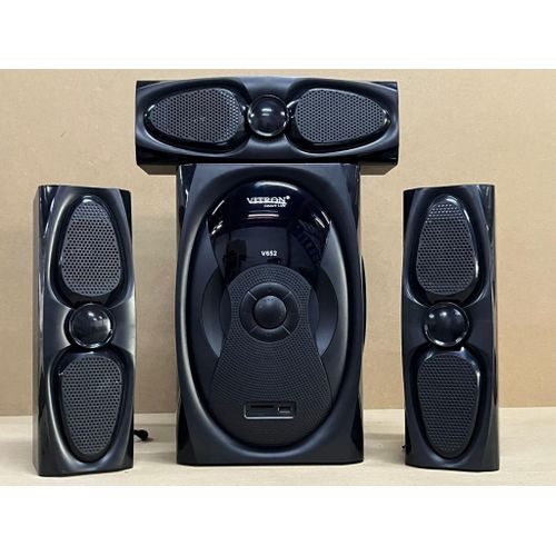 Vitron V652 3.1 Channel Multimedia Subwoofer Speaker Sound System Mini Home Theater 8,000W PMPO BT/USB/SD/FM Woofer