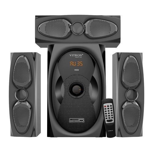 Vitron V652 3.1 Channel Multimedia Subwoofer Speaker Sound System Mini Home Theater 8,000W PMPO BT/USB/SD/FM Woofer