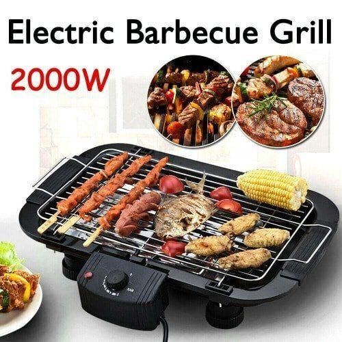 😇🤪Sokany 2000W Portable Smokeless Electric Indoor/outdoor Barbecue Grill.Electric barbeque grill grill all year long with orbit electric barbeque grill. Featuring a large cooking surface, grill to p