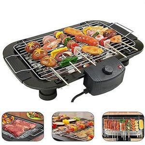 😇🤪Sokany 2000W Portable Smokeless Electric Indoor/outdoor Barbecue Grill.Electric barbeque grill grill all year long with orbit electric barbeque grill. Featuring a large cooking surface, grill to p