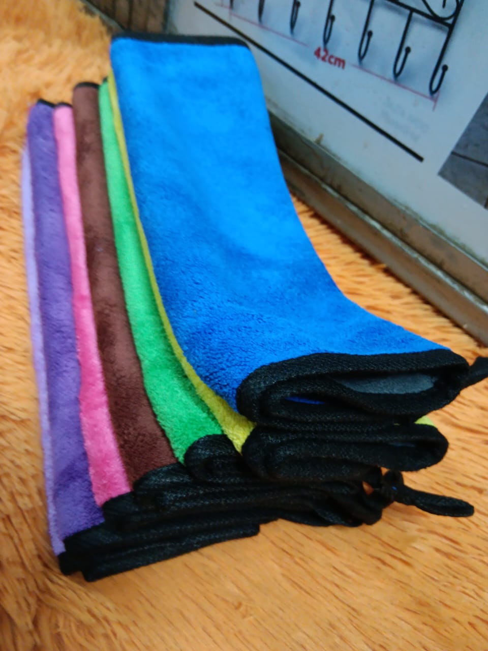 Fleece Microfiber Cleaning Towel-The towels are made of 100% pure cotton, they are super soft and absorbent, highly capable of absorbing and drying quickly at the same time, it is fantastic all purpos