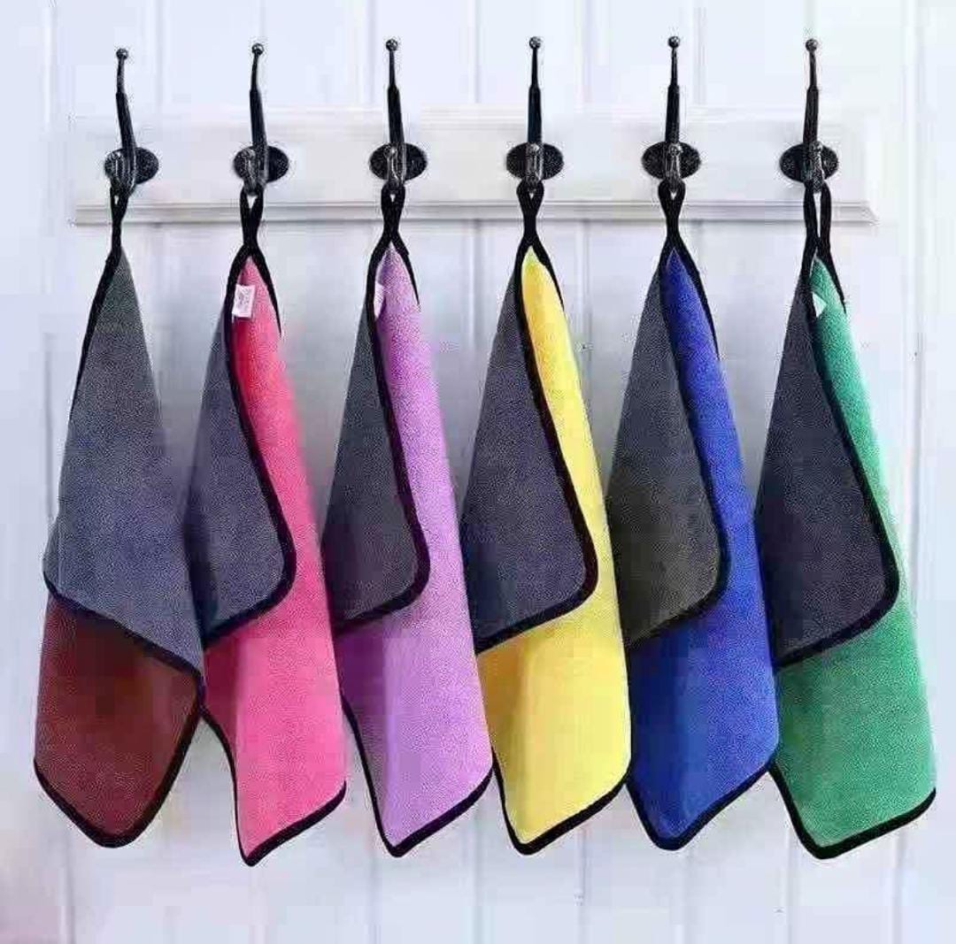 Fleece Microfiber Cleaning Towel-The towels are made of 100% pure cotton, they are super soft and absorbent, highly capable of absorbing and drying quickly at the same time, it is fantastic all purpos