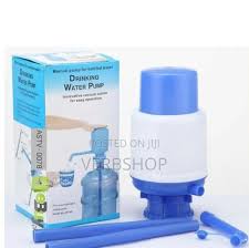 Hand Press Water Dispenser Manual Pump/ Water Dispenser.Innovative vacuum action for easy pumping Removable tube for easy cleaning Fits most standard 5-6 gallon water bottles Environmentally Friendly