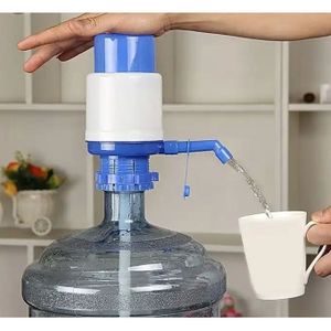 Hand Press Water Dispenser Manual Pump/ Water Dispenser.Innovative vacuum action for easy pumping Removable tube for easy cleaning Fits most standard 5-6 gallon water bottles Environmentally Friendly