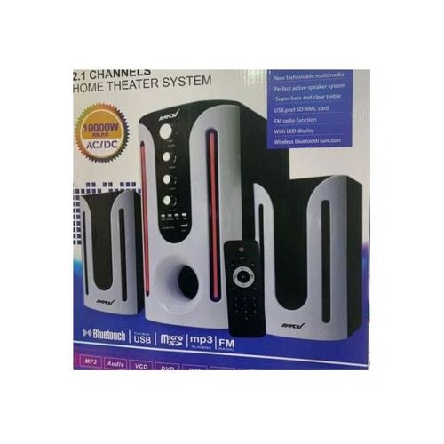 🥳🥳ANNIVERSARY 🥳🥳WOOFER;-10000W, Ampex 2.1 CH Subwoofer System Bluetooth/USB/SD/FM Built-in Amplifier Solid Bass High Defination speaker FM Radio Tuner 2.1 Channel