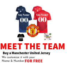 Latest 2024/2025 Manchester United Home/Away kit football jersey With A FREE custom name and number.