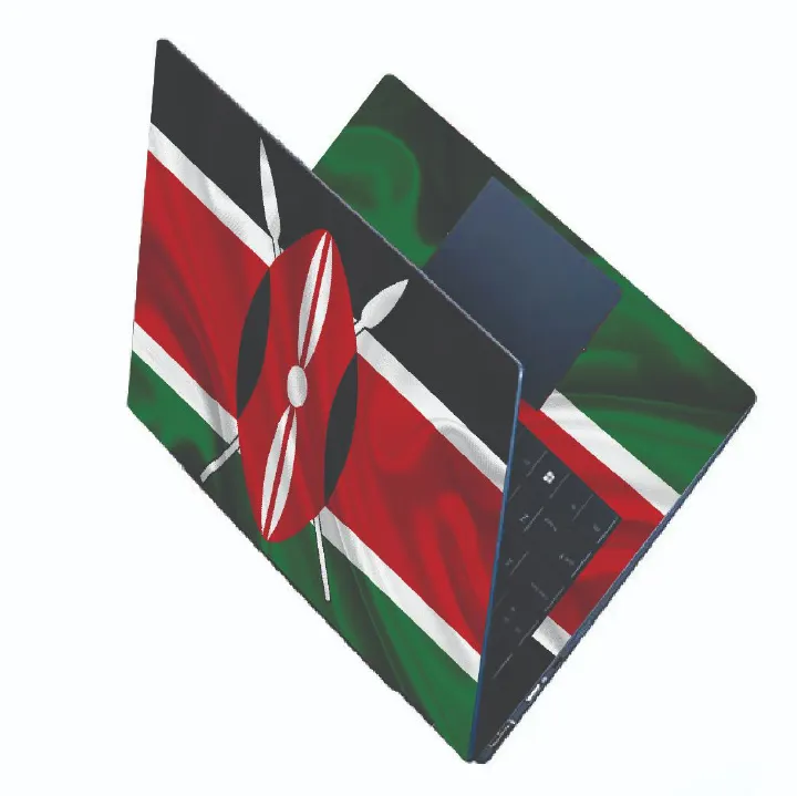 My Kenya My Country | Kenyan Flag LAPTOP SKIN WRAP/COVER/STICKER for Patriots! For Laptop Sizes 11" to 15.6"o 15.6"