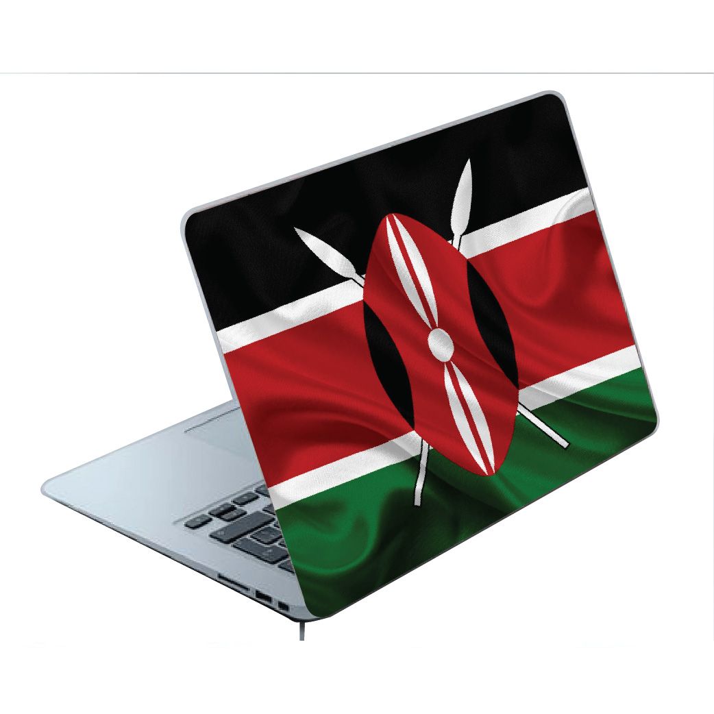 My Kenya My Country | Kenyan Flag LAPTOP SKIN WRAP/COVER/STICKER for Patriots! For Laptop Sizes 11" to 15.6"o 15.6"