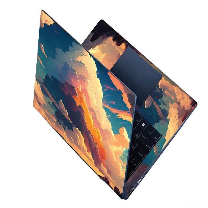 The Merriments in Adorning Devices| LAPTOP SKIN WRAP/COVER/STICKER for sizes 11" to 15.6" (Clouds)