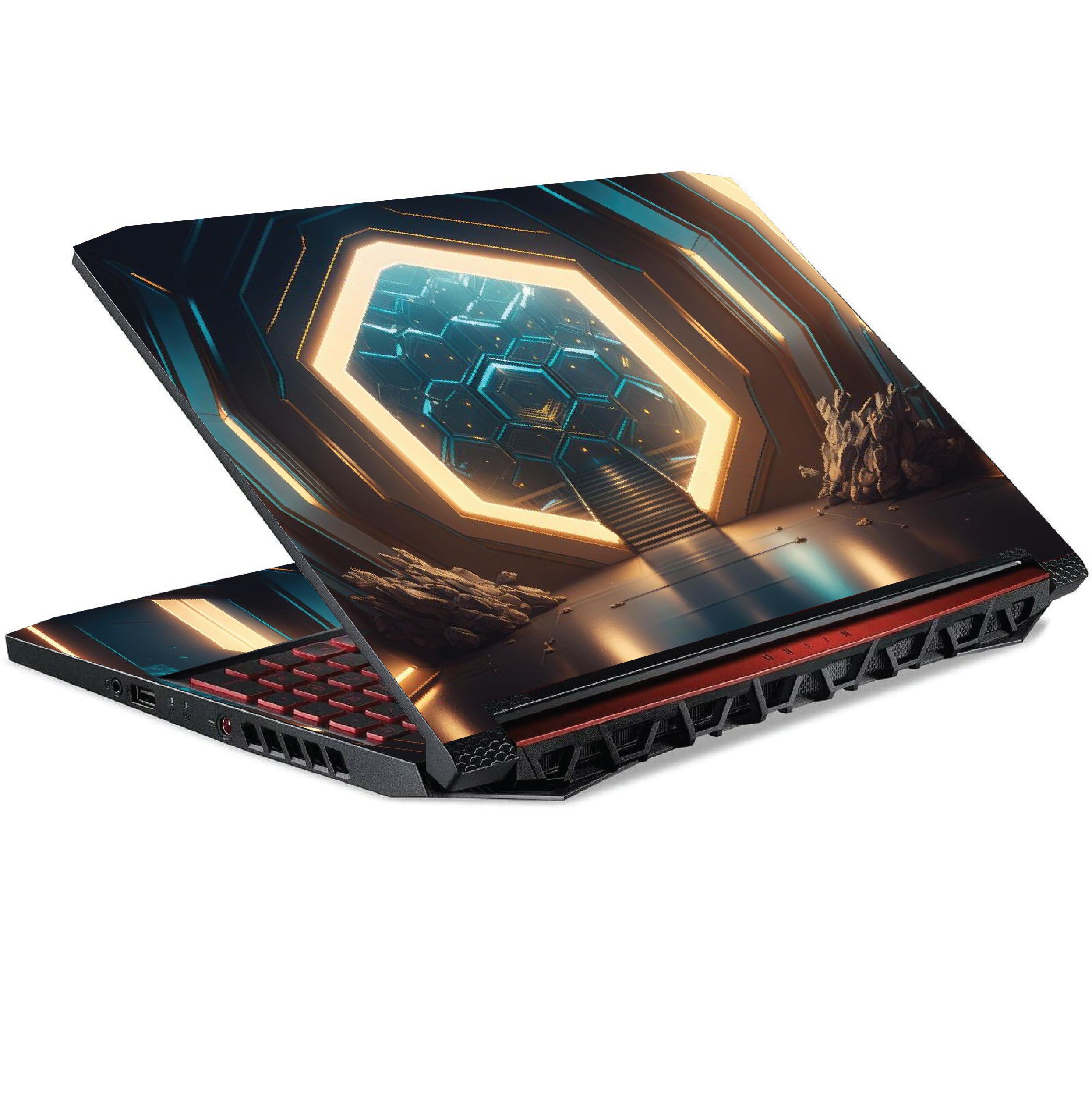 A Cornucopia of Color and Personality| LAPTOP SKIN WRAP/COVER/STICKER for sizes 11" to 15.6" (Center Light)