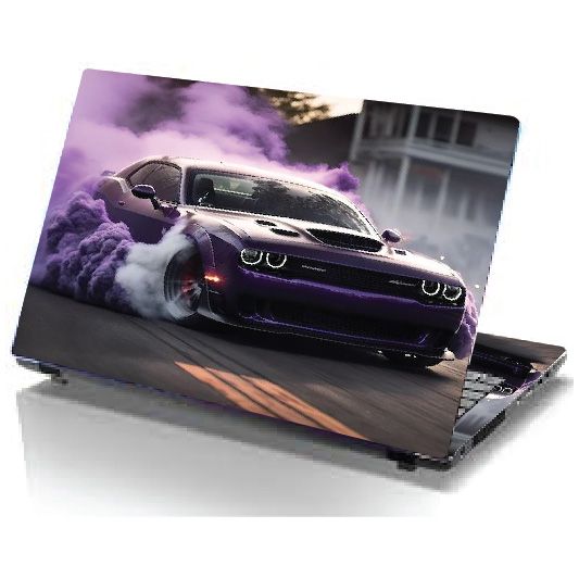 Temperance in Laptop Stickers Galore| LAPTOP SKIN WRAP/COVER/STICKERs for sizes 11" to 15.6" (Car Hawling Dust)