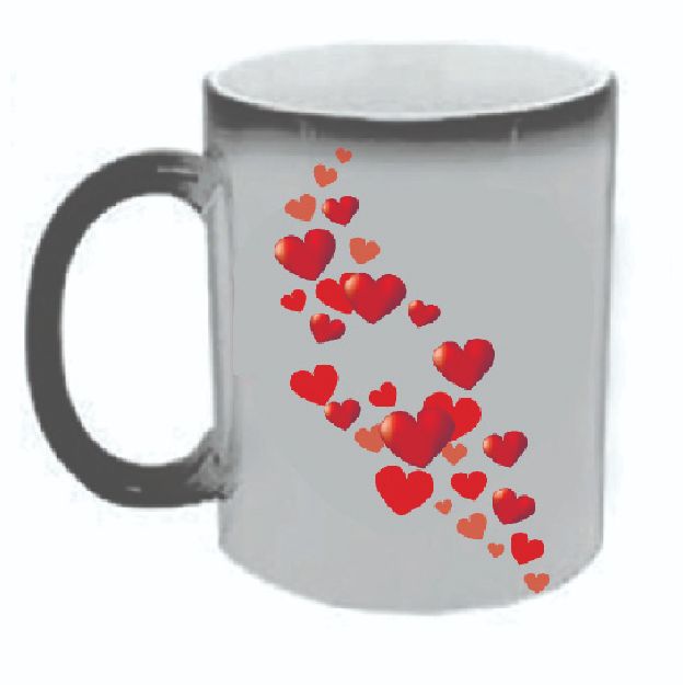 Shakespearean Sips: Mugs that Change with the Mood| Love Is In The Air COLOR CHANGING MAGIC MUG/ MAGIC CUP - Gift the people you treasure with this comouflaging magic mug/ cup