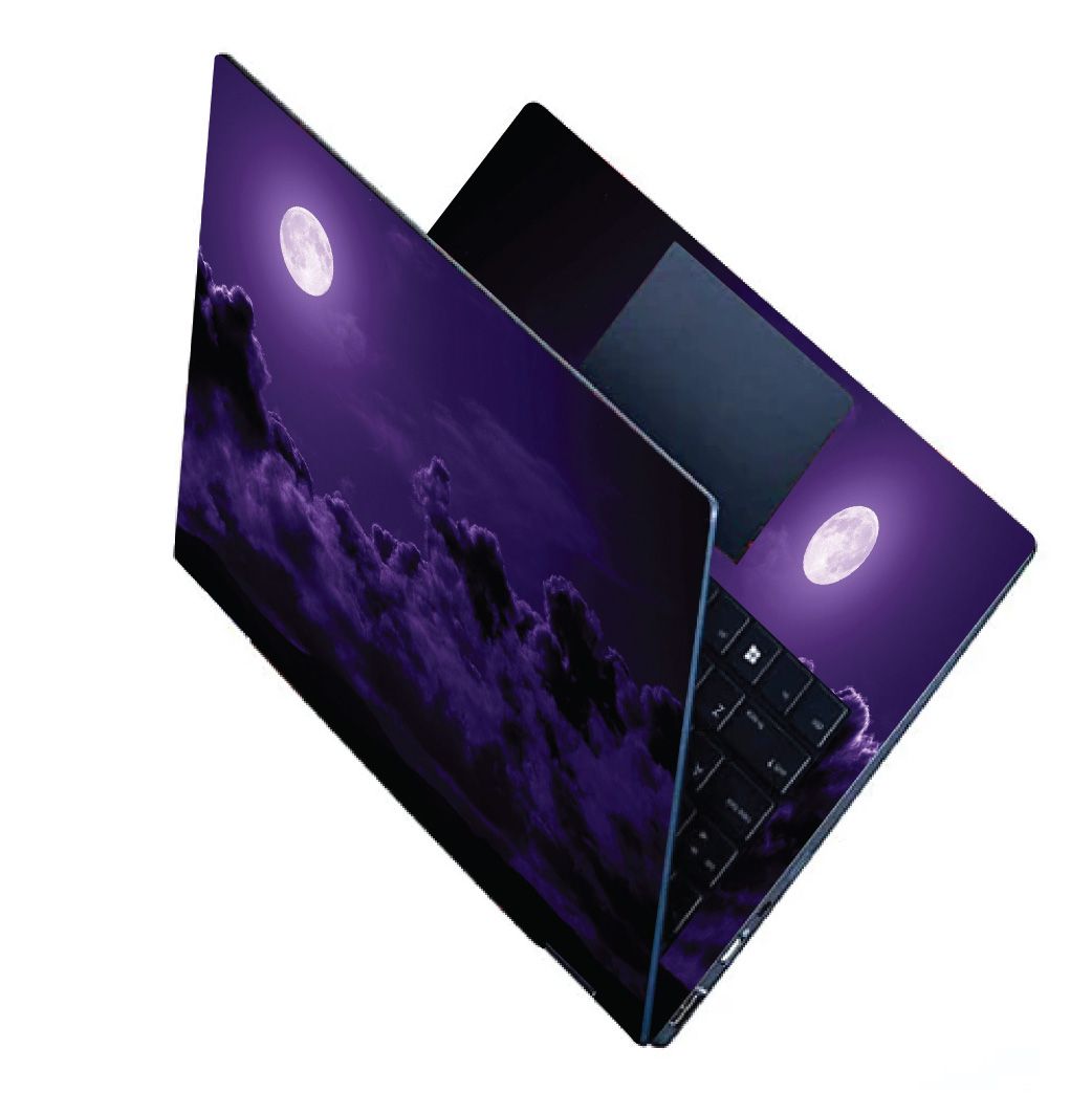 Your Laptop Called – It Wants a Makeover! Laptop Skin/Wrap/Cover/Sticker  for sizes 11" to 15.6" (MOON SCENARY)