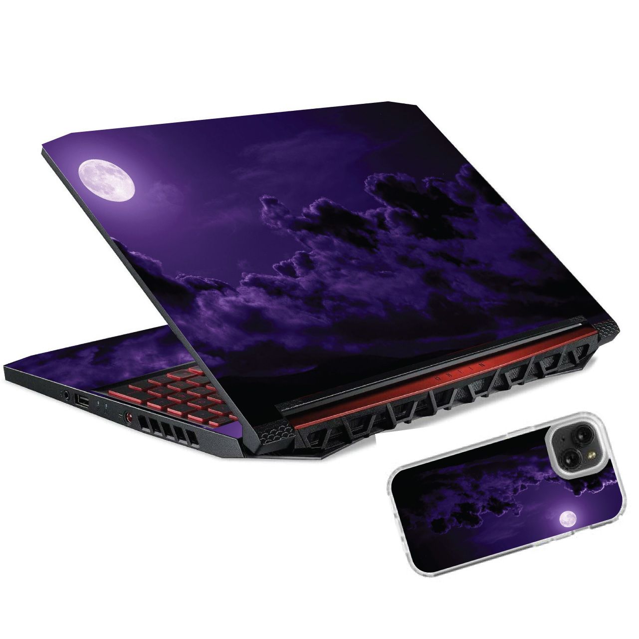Your Laptop Called – It Wants a Makeover! Laptop Skin/Wrap/Cover/Sticker  for sizes 11" to 15.6" (MOON SCENARY)