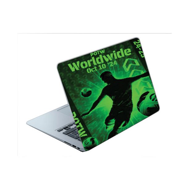 LAPTOP SKIN WRAP/COVER/STICKER Because Boring Is Not an Option! For sizes 11" to 15.6" (POTW, KONAMI, E-FOOTBALL)