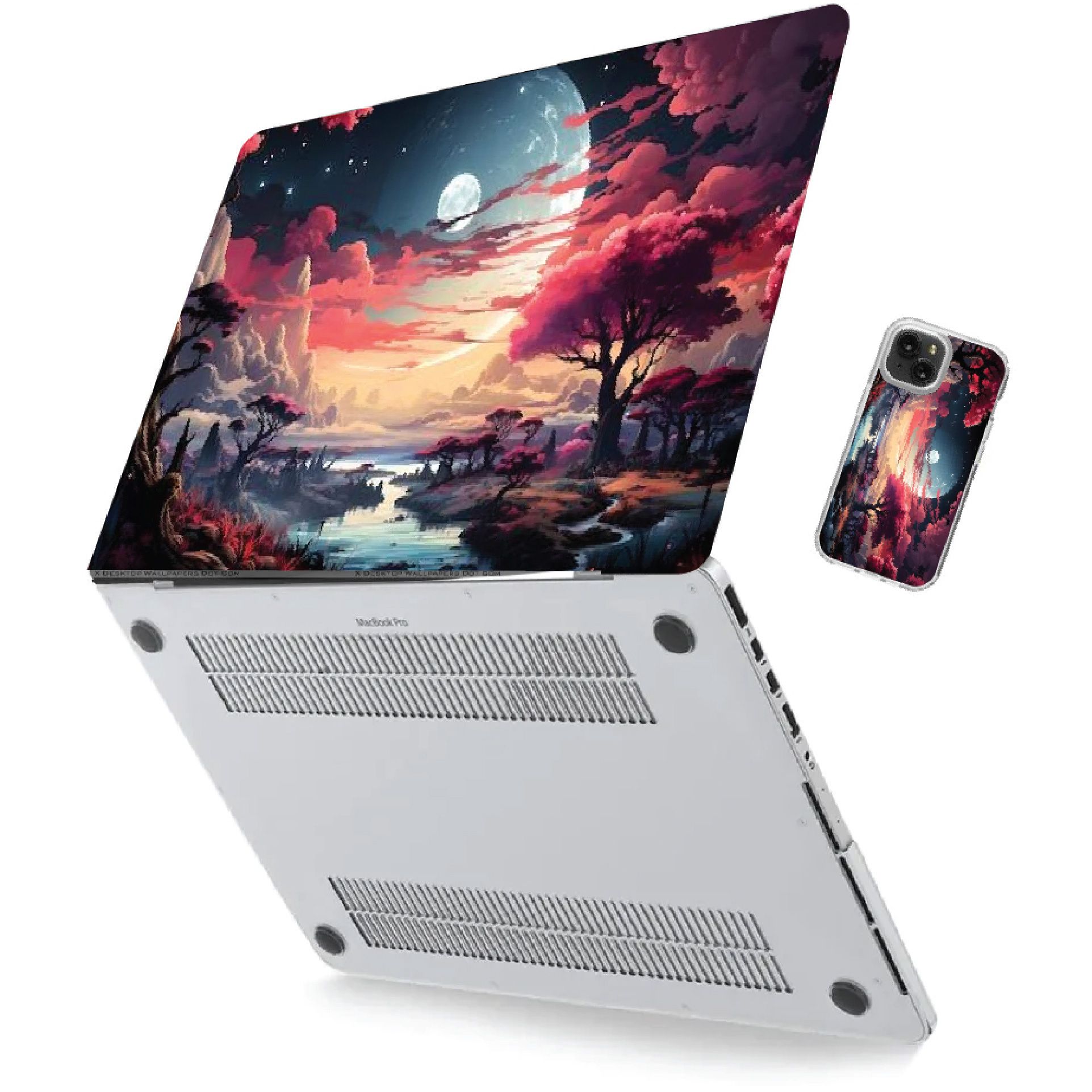 Stick-tastic Adventures Await: Discover Our Laptop Skin Wrap/Cover/Stickers for sizes 11" to 15.6" (RIVER FLOW)