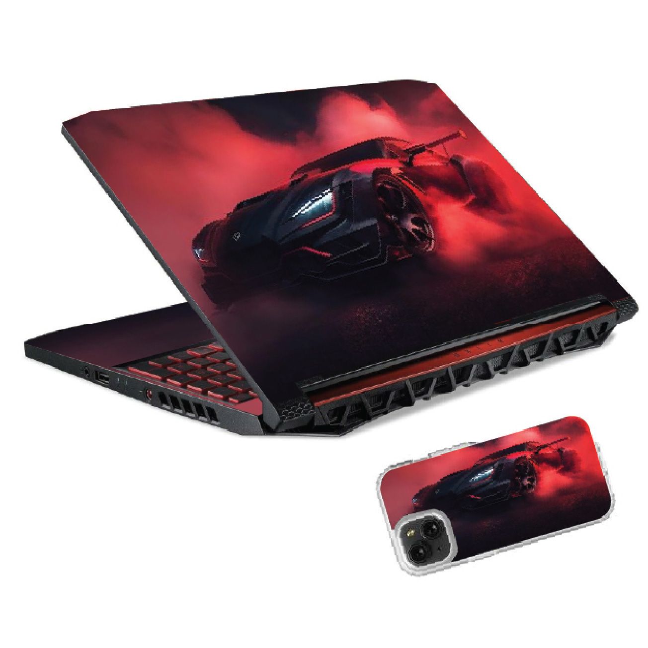 On-Trend Laptop Skin Wrap/Cover/Stickers: Perfect for Your Style| for sizes 11" to 15.6" (SUPER CAR)