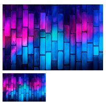 PINK BRICKY LAPTOP SKIN WRAPS/COVERS/STICKERS for sizes 11" to 15.6" (Inches)- Makes Your Laptop and/or Mobile Phone Have a Fancy Glamouring Look
