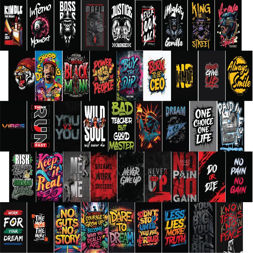 Sticker Mania with a Trendy Touch: Unique Wholesale Phone Stickers in Bulk!| Collections for Your Clientele| Fits 6.1'' to 6.7 inches.