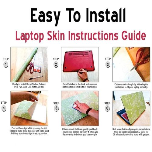 The Splendor of Skins: Dazzling LAPTOP SKINS/COVERS/STICKERS for Laptop Sizes 11" to 15.6"